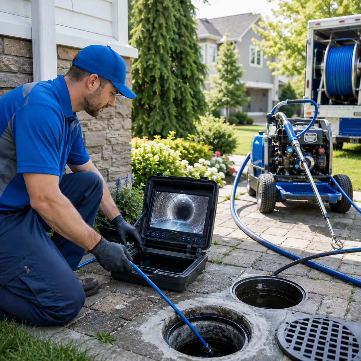 Outdoor drain cleaning professionals serving Farley, MO
